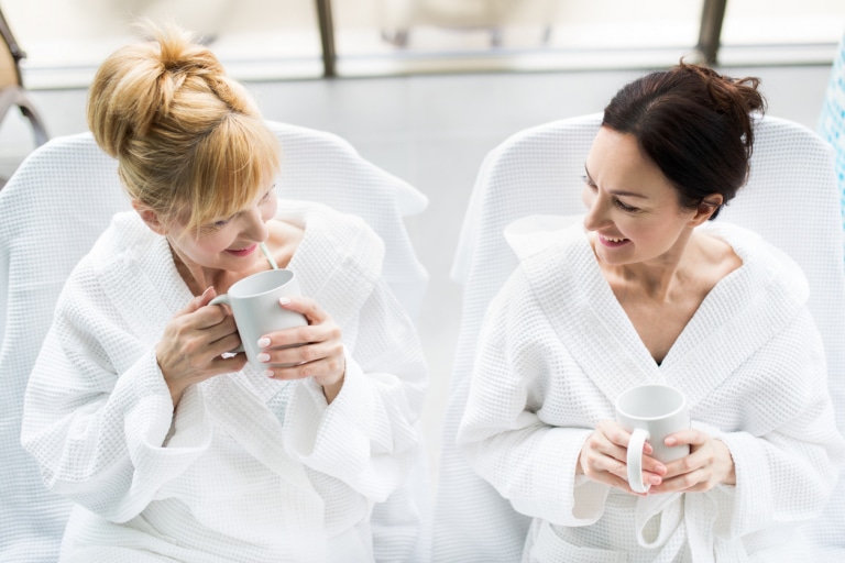 Having wellness and spa weekend together