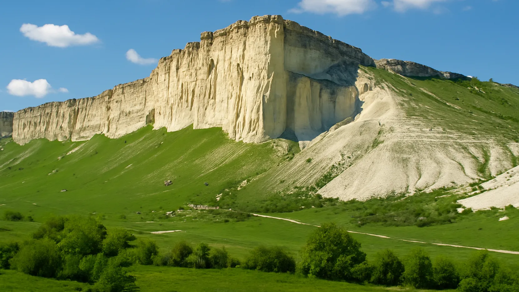 Белая скала в Крыму