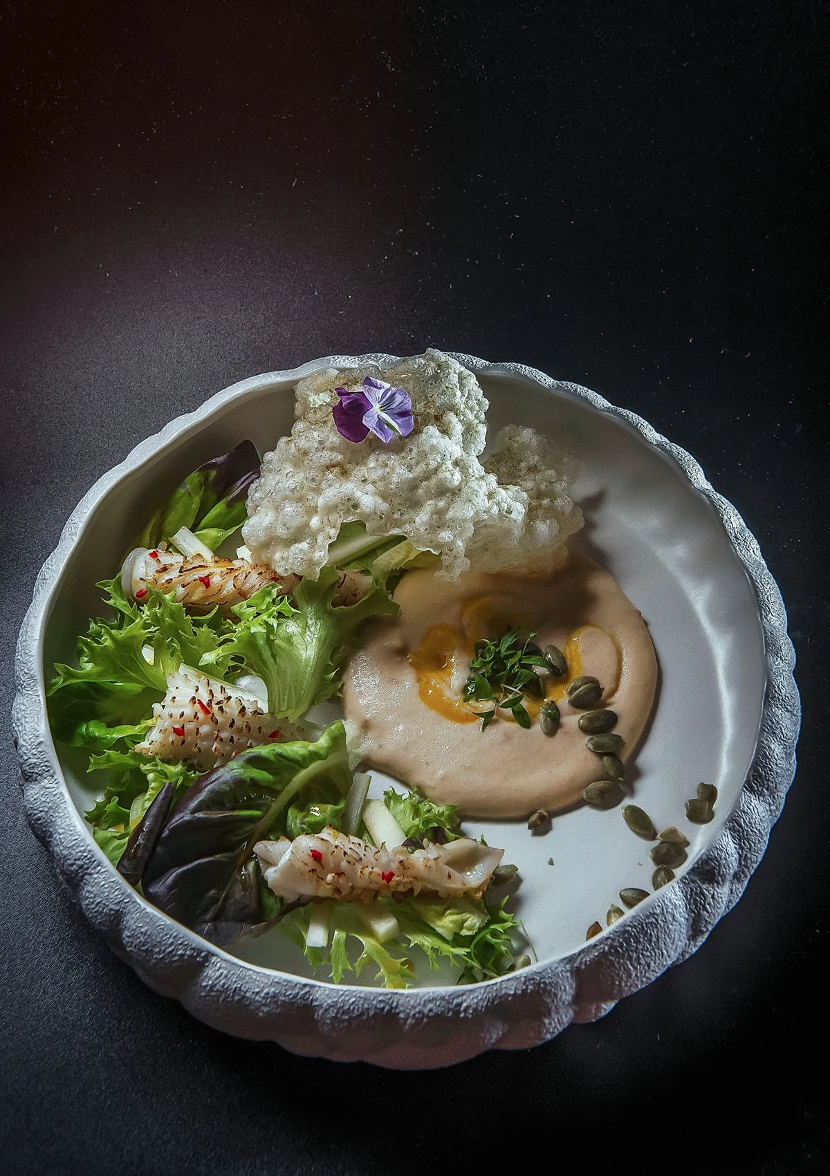 Меню семейного ресторана итальянской кухни «Макраме» Салат с кальмаром
